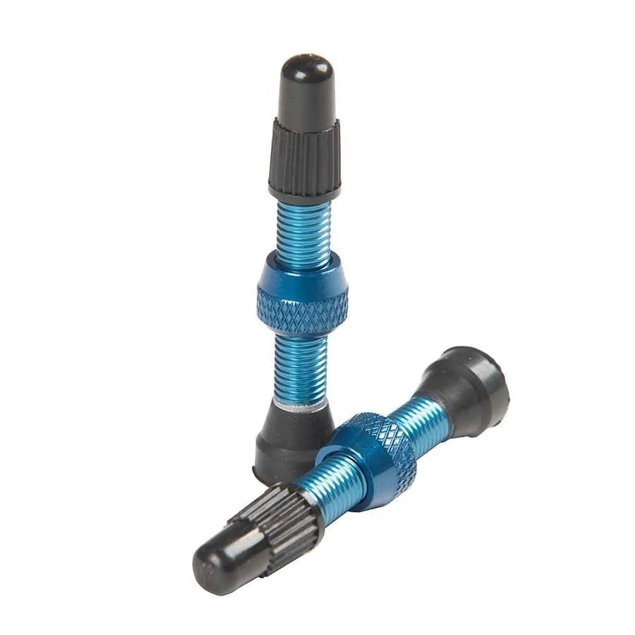 Stans NoTubes Universal Presta Valve Stem Pair (Blue) - Image 3