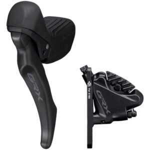 [Open Box] Shimano ST-RX610 GRX Flat Mount Hydraulic Disc Brake Set (Black)