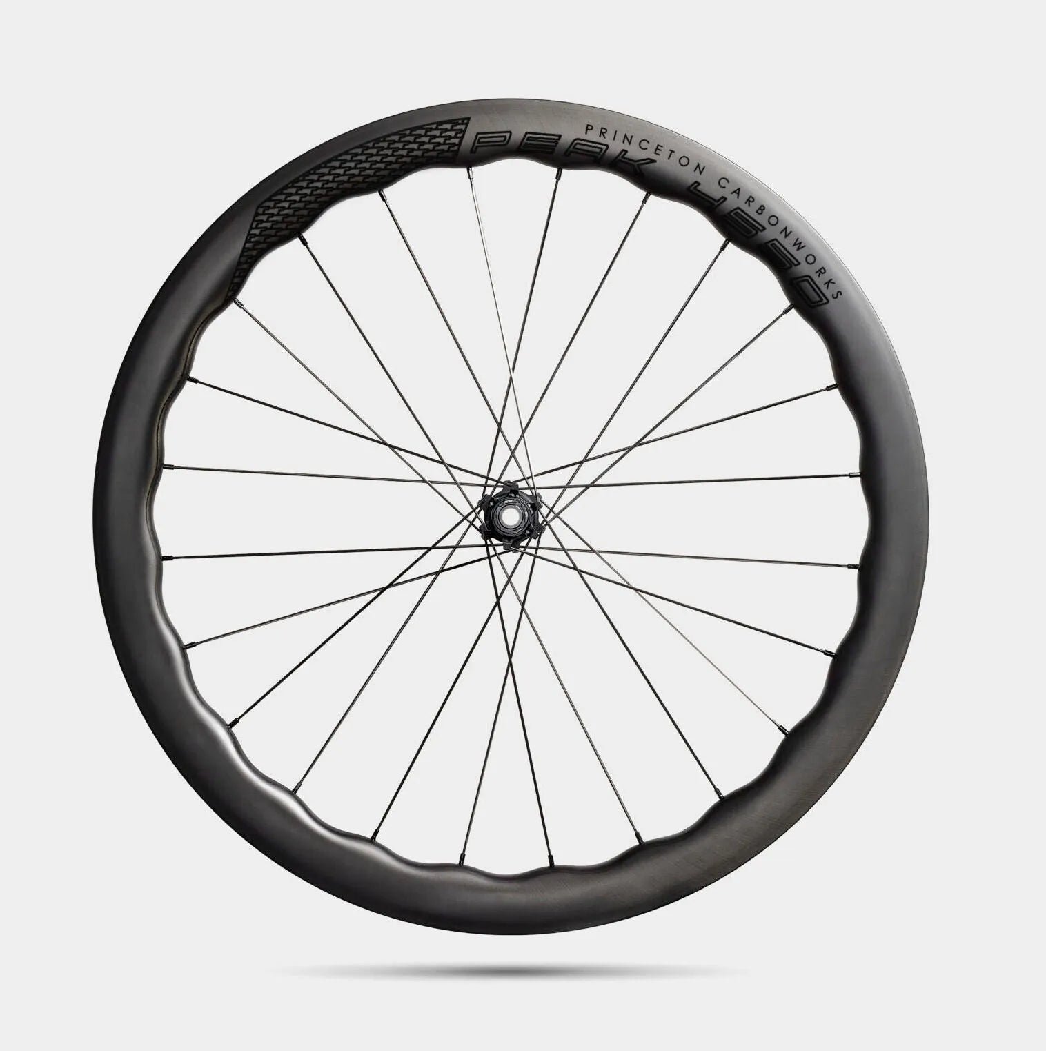 Princeton Peak 4550 Carbon Tubleless Ready Disc Brake Wheel - Shimano/Sram (Black)
