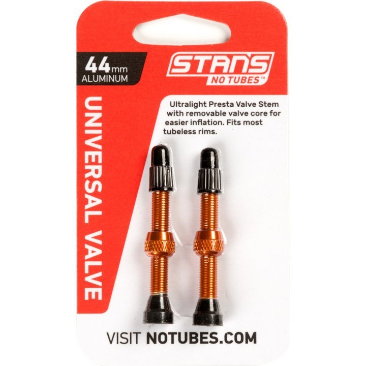 Stans NoTubes Universal Presta Valve Stem Pair (Blue) - Image 2