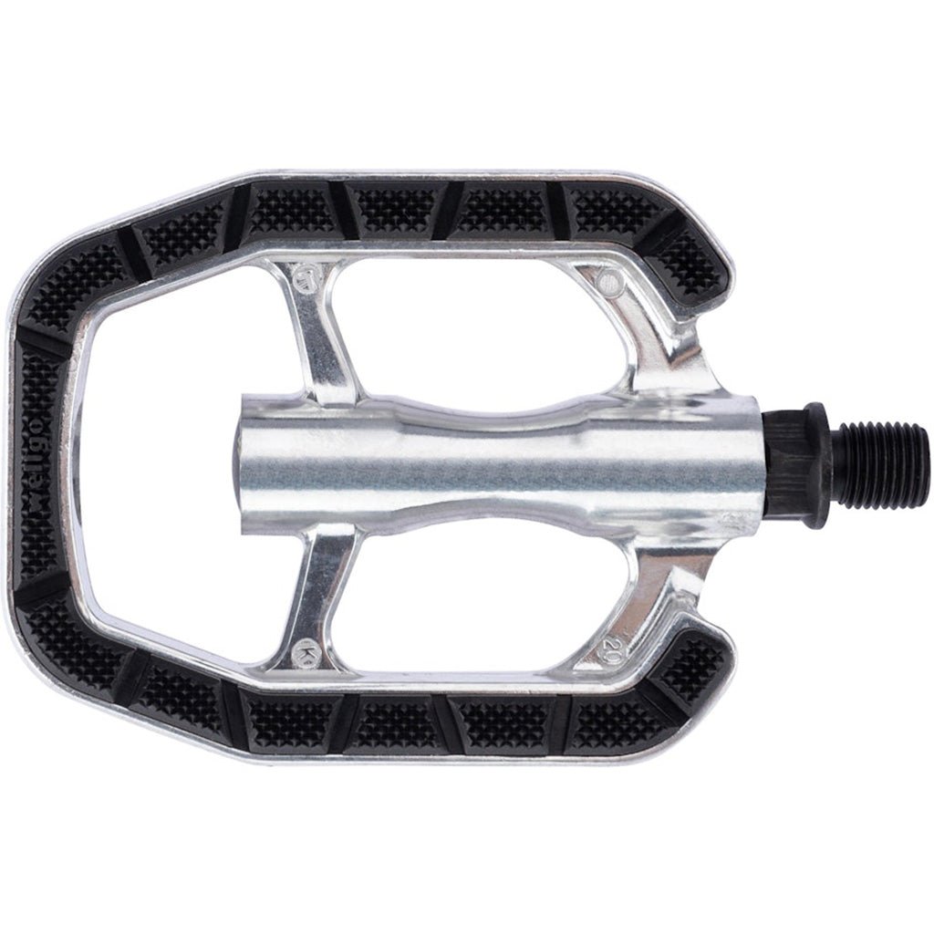 Wellgo C-337DU Alloy Platform Pedals (Silver/Black) - Image 2