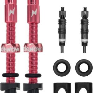 RideNow Tubeless Valves Kit - Pack Of 2 (Pink)