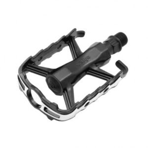 Wellgo M-224G Alloy Platform Pedals (Black/Silver)