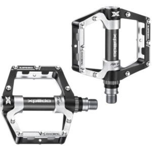 Xpedo Face Off 18 Flat Pedal (Black/Silver)