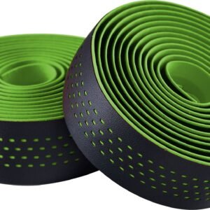 Merida Soft Microfiber Bartape (Black/Green Dots)