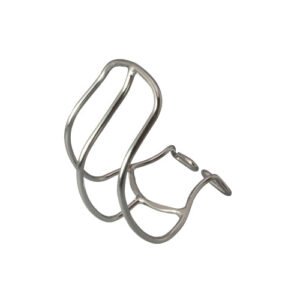 MKS Stainless Steel Half Toe Cage Clip (Silver)