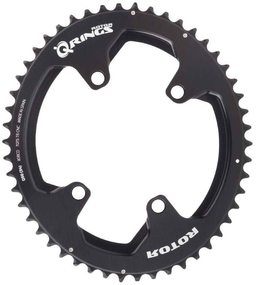 Rotor Q Ring Shimano Ultegra 9000 Outer Chainring (Black)
