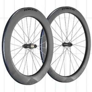 Token Konax Pro C57 Carbon Tubeless Ready Disc Brake Wheel - Shimano/SRAM (Black)
