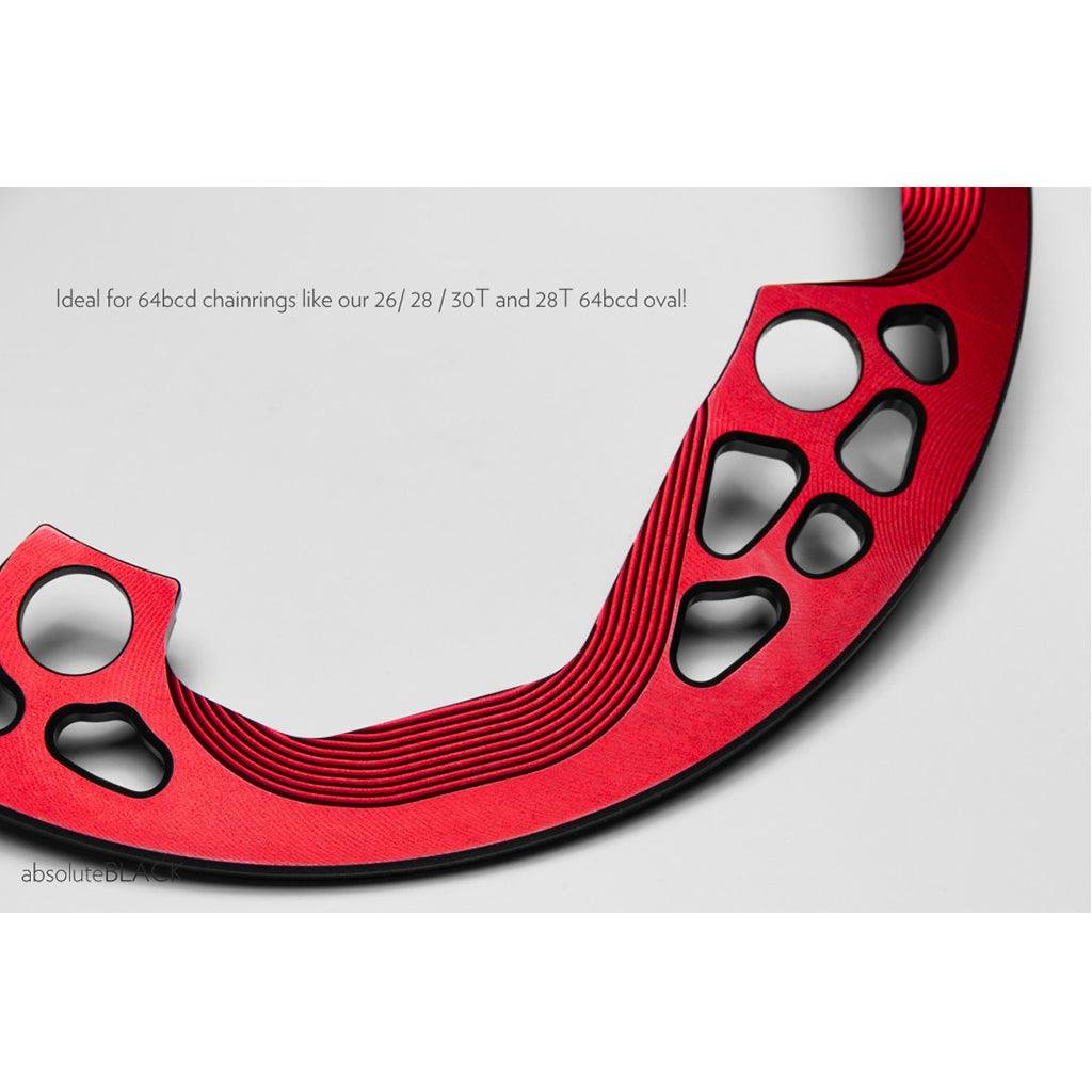 AbsoluteBlack Bash Ring Chainring (Red) - Image 3