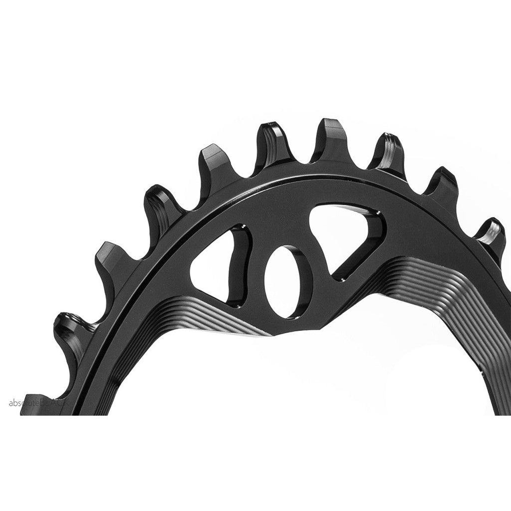 AbsoluteBlack Premium 1x 104 BCD Oval Chainring (Black) - Image 3