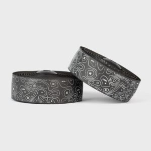 Burgh Ossa White Bar Tape (Black/Gloss)