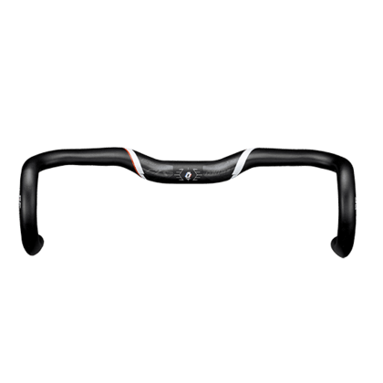Controltech CLS FL4 Round Riser Drop Handlebar (Black) - Image 2