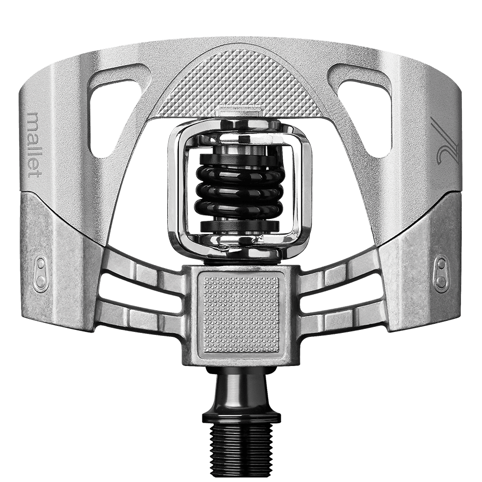 Crank Brothers Mallet 2 Clipless Pedal (Raw Silver)