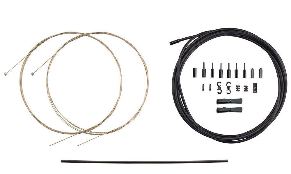 Jagwire 2X Pro Shift DIY Derailleur Cable Kit (Stealth Black) - Image 2