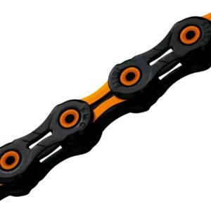 KMC DLC 11 Speed Chain (Black/Orange)