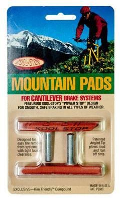 Kool Stop MTTSA MTB Rubber Rim Brake Pads (Salmon) - Image 2