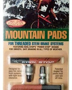 Kool Stop Threaded MTB Rim Brake Pads (Dual Compound)