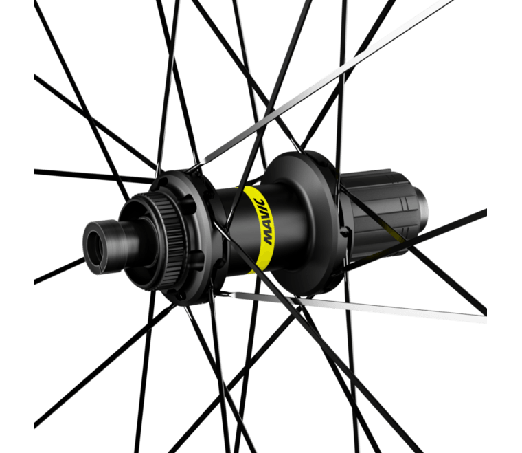 Mavic Cosmic SL 45 Carbon Tubeless Disc Brake Wheel - Shimano/Sram (Black) - Image 5