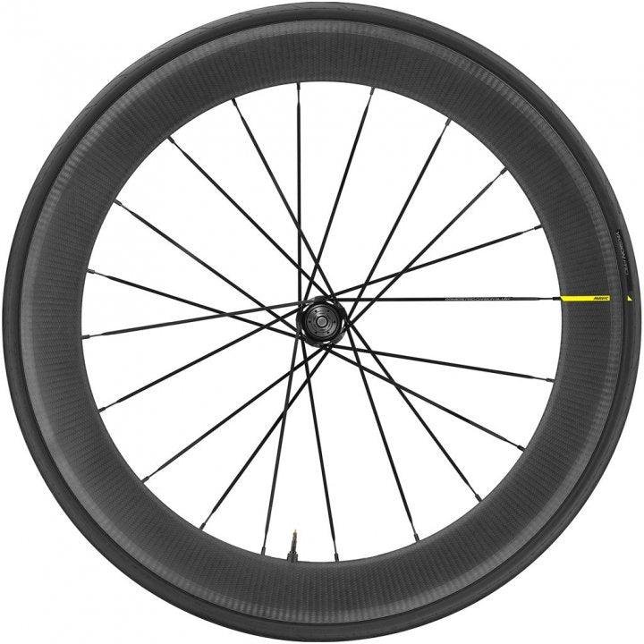 Mavic Ecllipse Pro Carbon Tubeless Rim Brake Wheel (Black) - Image 3