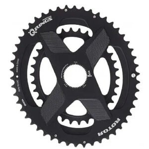 Rotor Q-Rings Spiderring Direct Mount Oval Chainring (Black)