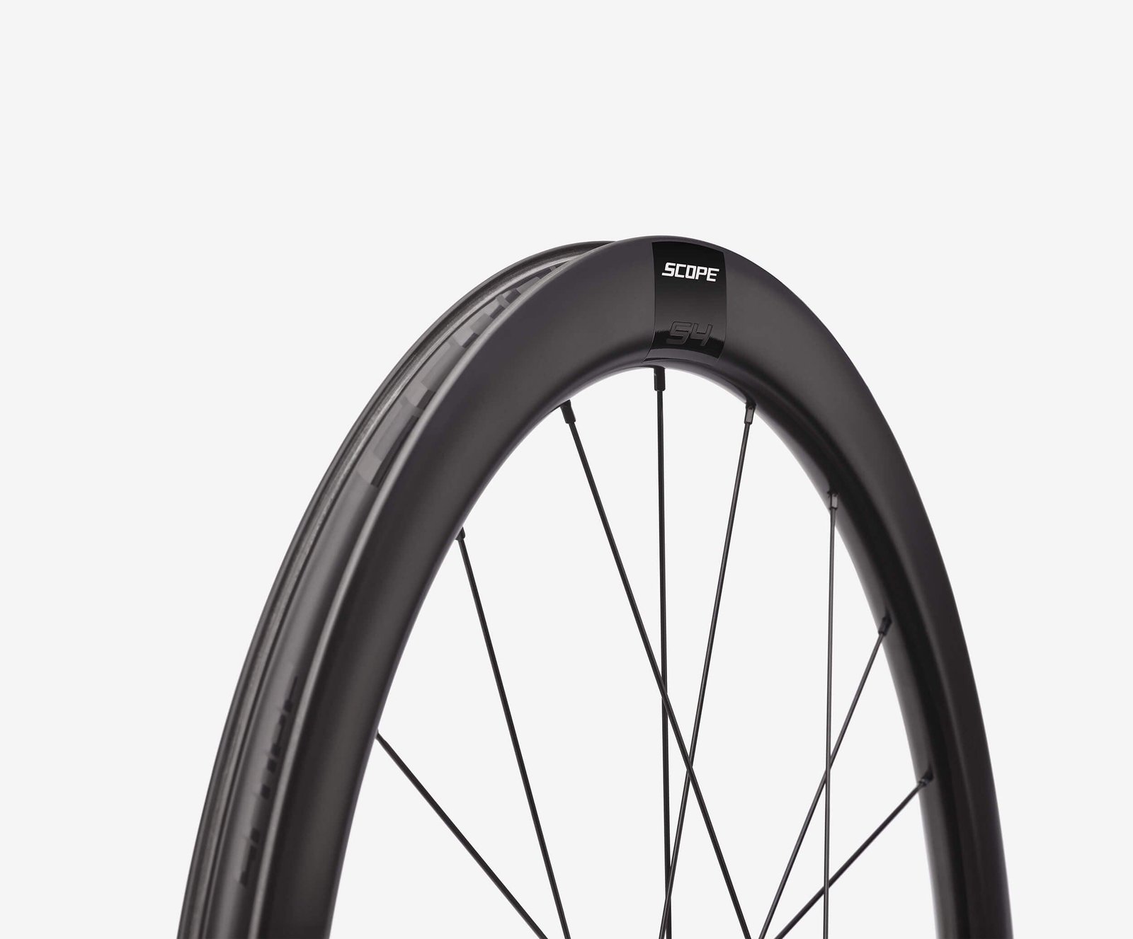 Scope S4 All-Rounder Carbon Tubeless Rim Brake Wheel - Shimano/Sram (Black) - Image 2