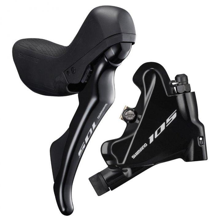 Shimano 105 ST-R7020/BR-R7070 Flat Mount Hydraulic Disc Brake (Black)