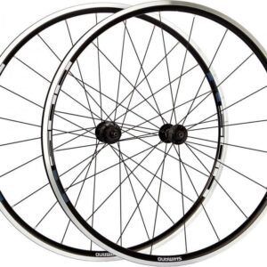 Shimano Tiagra R501 Aluminum Rim Brake Wheel - Shimano/Sram (Black)