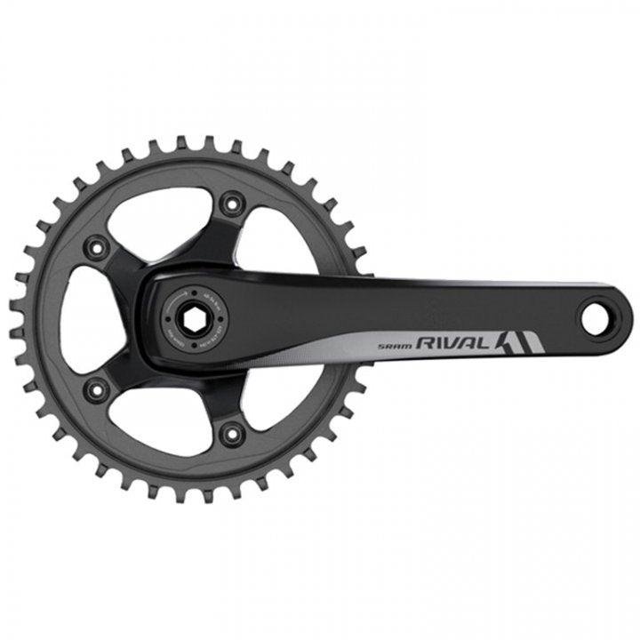 SRAM Rival 1 FC-RIV-1-A1 Pressfit GXP Crankset (Black)