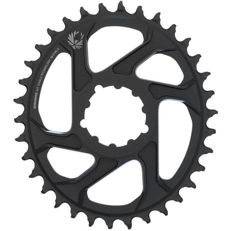SRAM X-Sync 2 Eagle 1x Oval 11/12 Speed Chainring (Black)