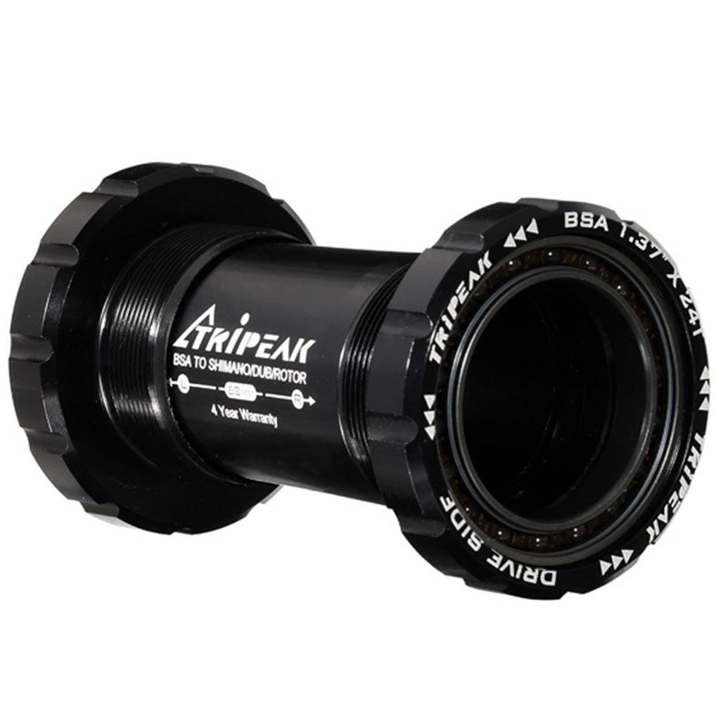 Tripeak BSA Coated Ceramic Bottom Bracket - Shimano/Sram (Black)
