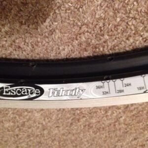 Velocity Escape MSW 700c Rim Brake Rim (Black/Silver)