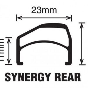 Velocity Synergy OC MSW 700c Rim Brake Rims (Silver)