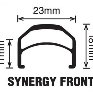 Velocity Synergy MSW 27.5" Rim Brake Rims (Silver)