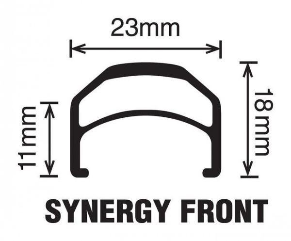 Velocity Synergy Non-MSW 27.5" Disc Brake Rims (Black)