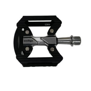 Wellgo C306 Flat Pedals (Black/Silver)